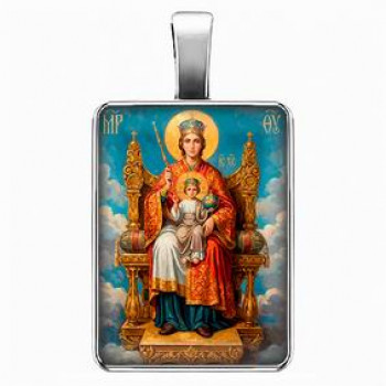 ALE1601 Нательная икона Божией Матери Державная