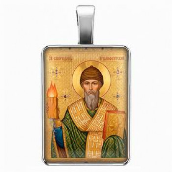 ALE1659 Нательная икона Святой Спиридон Тримифунтский
