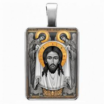 ALE1687 Нательная икона Спас Нерукотворный