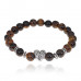 BSH-13-12 Браслет Крылья Ангела с нат.камнем Тигровый глаз 8мм