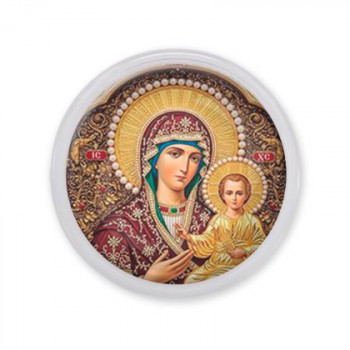 C1105001 Акриловый магнит, Богородица с Иисусом