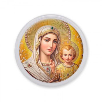 C1120001 Акриловый магнит, Богородица с Иисусом