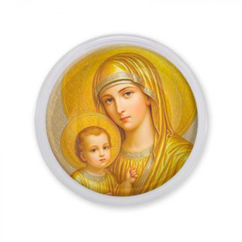C1121001 Акриловый магнит, Богородица с Иисусом