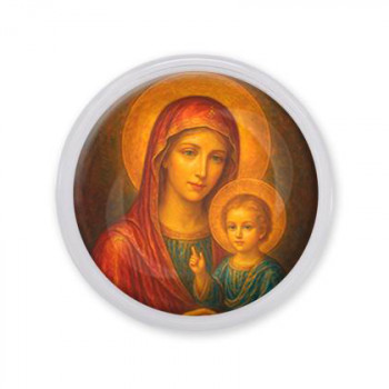 C1125001 Акриловый магнит, Матерь божья с Иисусом