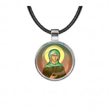 C1132027 Кулон, цвет серебро, со шнурком, Ксения Петербургская