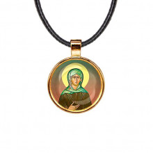 C1132033 Кулон, цвет золото, со шнурком, Ксения Петербургская
