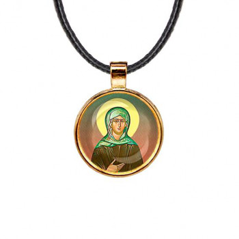C1132033 Кулон, цвет золото, со шнурком, Ксения Петербургская