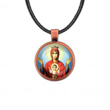 C1138031 Кулон, цвет медь, со шнурком, Неупиваемая чаша
