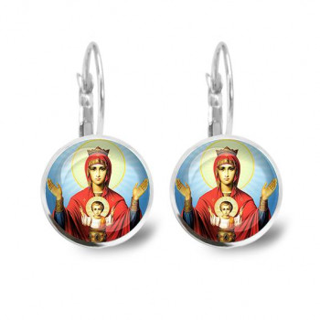 C1138038 Серьги металлические, Неупиваемая чаша