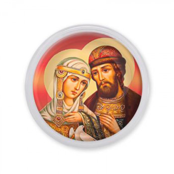 C1145001 Акриловый магнит, Петр и Феврония