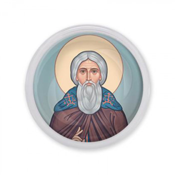 C1153001 Акриловый магнит, Сергей Радонежский