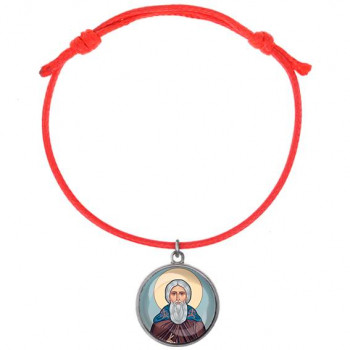 C1153052 Браслет из красного шнура, Сергей Радонежский