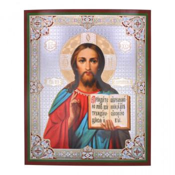 IK006-035 Лик полиграфический 11х13см Спаситель