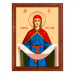 IKO-002-008 Икона Покров Пресвятой Богородицы, багет 17х23см