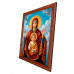 IKO-002-103 Икона Божией Матери Знамение, багет 17х23см