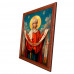 IKO-002-109 Икона Пояс Пресвятой Богородицы, багет 17х23см