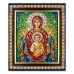 IKO-003-003 Икона Божией Матери Знамение, рамка 12,5х14,5см