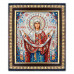 IKO-003-009 Икона Пояс Пресвятой Богородицы, рамка 12,5х14,5см