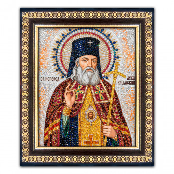 IKO-003-011 Икона Святитель Лука Крымский, рамка 12,5х14,5см