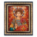 IKO-003-013 Икона Святой великомученик Георгий Победоносец, рамка 12,5х14,5см