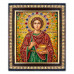 IKO-003-014 Икона Святой великомученик и целитель Пантелеймон, рамка 12,5х14,5см