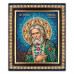 IKO-003-017 Икона Святой преподобный Серафим Саровский, рамка 12,5х14,5см