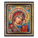 IKO-003-021 Икона Божией Матери Казанская, рамка 12,5х14,5см
