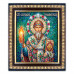 IKO-003-025 Икона Святой Спиридон Тримифунтский, рамка 12,5х14,5см