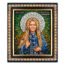 IKO-003-028 Икона Святая блаженная Матрона Московская, рамка 12,5х14,5см