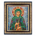 IKO-003-029 Икона Святая блаженная Ксения Петербургская, рамка 12,5х14,5см
