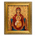 IKO-004-003 Икона Божией Матери Знамение, рамка 12,5х14,5см