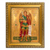 IKO-004-027 Икона Архангел Михаил, рамка 12,5х14,5см