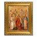 IKO-004-032 Икона Собор архистратига Михаила, рамка 12,5х14,5см