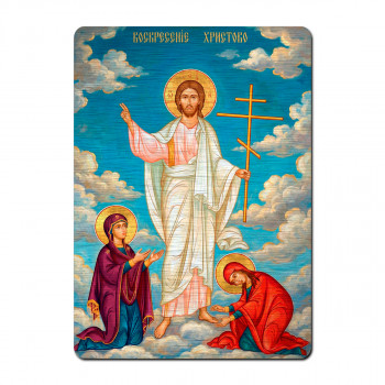 IKO-006-033 Икона магнитная Воскресение Христово 9х12,6см
