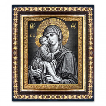 IKO-007-002 Икона Божия Матерь Донская 12,5х14,5см