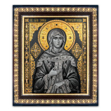 IKO-007-018 Икона Св. блж. Ксения Петербургская 12,5х14,5см