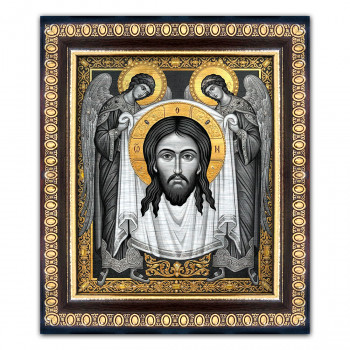 IKO-007-019 Икона Спас нерукотворный 12,5х14,5см