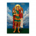 IKO-008-027 Икона магнитная Архангел Михаил 68х95мм