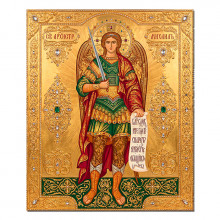 IKO-009-061 Икона магнитная Архангел Михаил 68х95мм