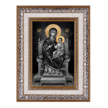 IKO-010-001 Икона Божия Матерь Всецарица 15х21х1,5см