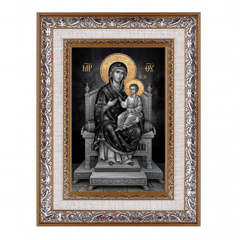 IKO-010-001 Икона Божия Матерь Всецарица 15х21х1,5см