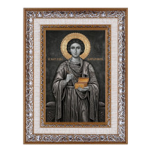 IKO-010-004 Икона Св. Пантелеймон Целитель 15х21х1,5см