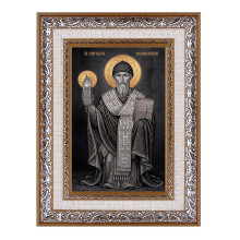 IKO-010-012 Икона Св. Спиридон Тримифунтский 15х21х1,5см