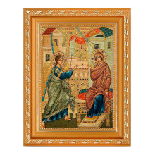 IKO-011-004 Икона Благовещение пресвятой Богородицы 175х225х21мм