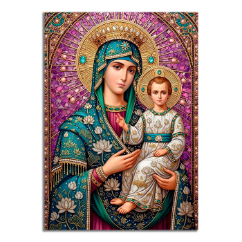 MI187 Виниловый магнит Пресвятая Богородица