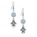 SEB07-04-17 Серьги Ангел-хранитель (защита), Амазонит