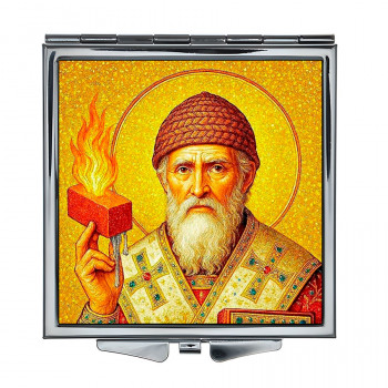 ZER2-1496 Складное зеркало квадратное Спиридон Тримифунтский