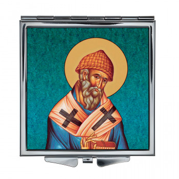 ZER2-1497 Складное зеркало квадратное Спиридон Тримифунтский